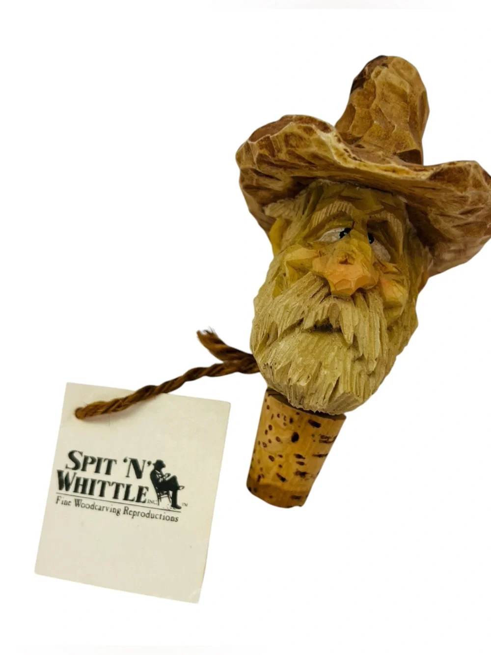 VintageSpit 'N Whittle Bottle Cork Stopper
